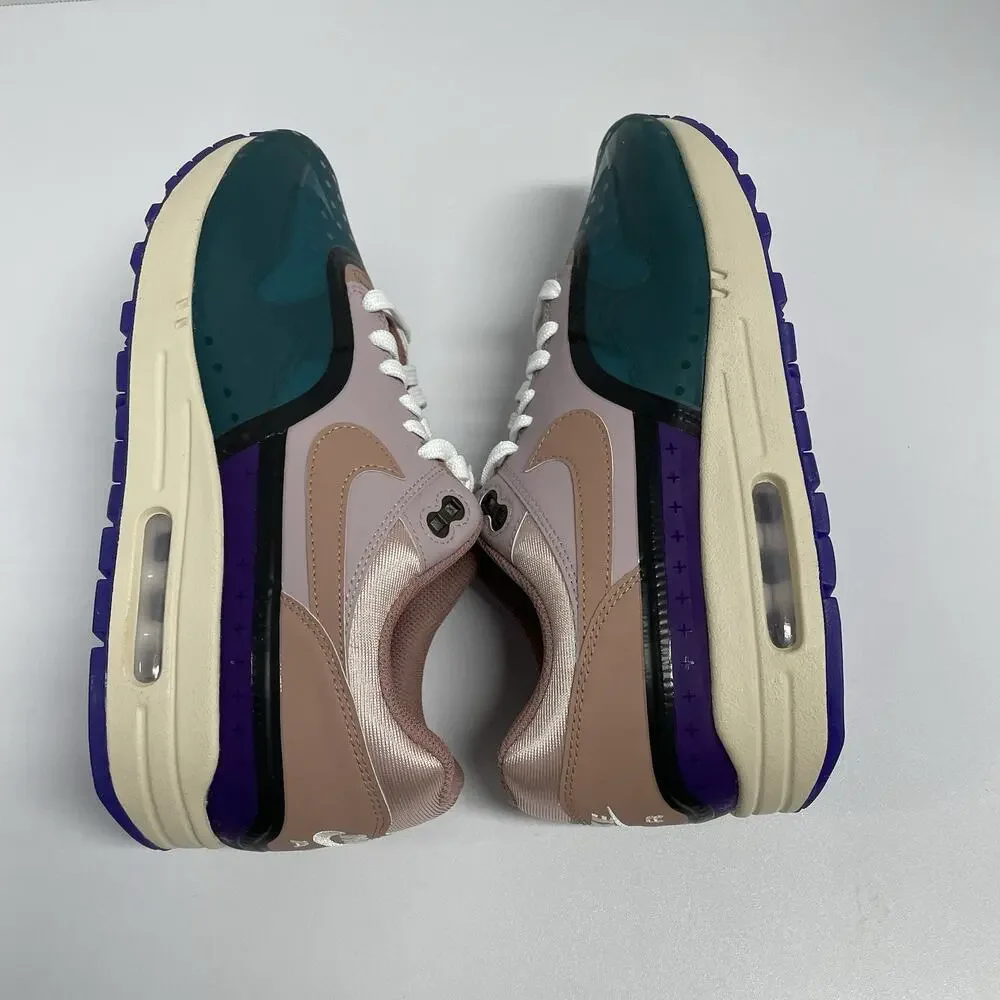 Nike Air Max 1 Premium Mini Symbols DV2301 501 Size 9.5 Women Green Blue Pink
